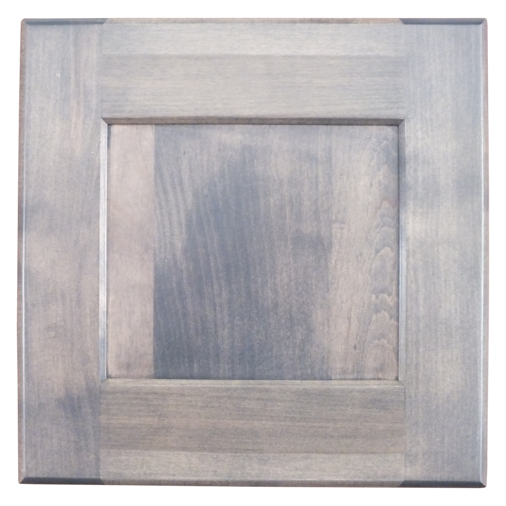 oak panel with light white paint