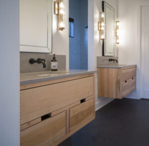 custom bathroom cabinetry