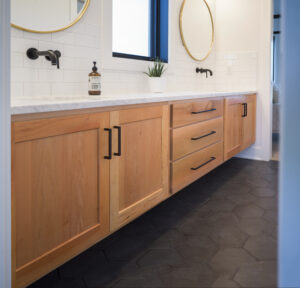 custom bathroom cabinetry