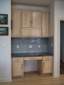 custom home cabinetry desk