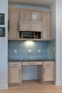custom home cabinetry desk