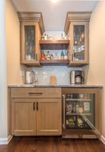 textured maple cabinets crafted by our Sandusky team